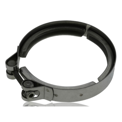 Abraçadeira com canaleta da Mangueira de Intercooler Scania 124 / Volvo FH