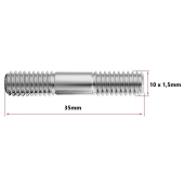 Prisioneiro da Turbina 10 x 1,5 x 35mm (Pacote 10 unidades)