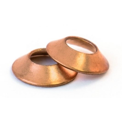 Arruela de Cobre cônica Vedação do tubo Injetor (Pacote com 100 unidades)