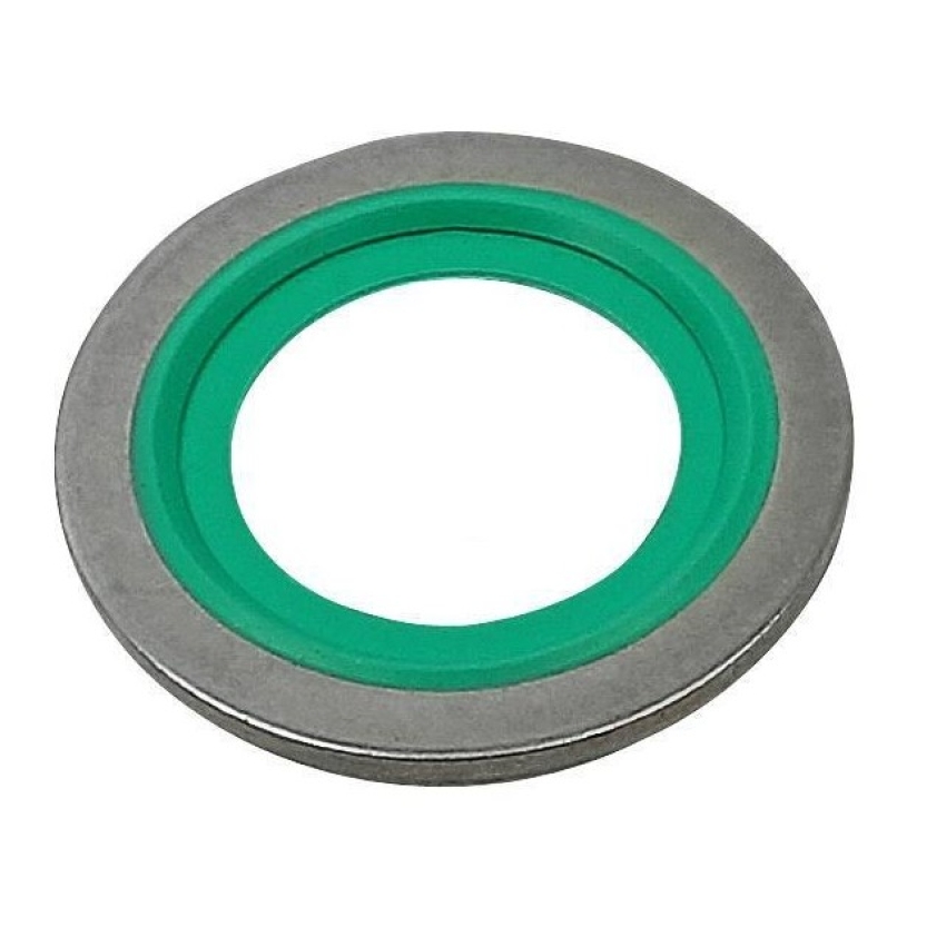 Arruela Metal borracha 16,7 x 24 x 1,5mm (Pacote com 10 unidades)