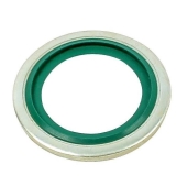 Arruela Metal borracha 22,7 x 30 x 2mm (Pacote com 10 unidades)