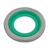 Arruela Metal borracha 8,7 x 13,1 x 1mm (Pacote com 10 unidades)