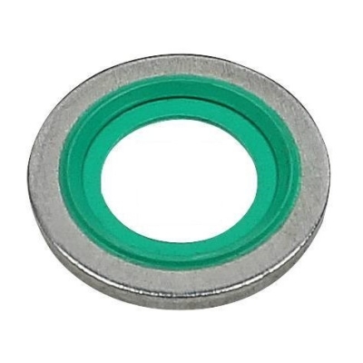 Arruela Metal borracha 8,7 x 13,1 x 1mm (Pacote com 10 unidades)