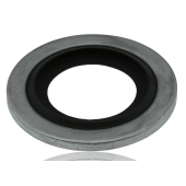 Arruela Metal borracha 14,7 x 22 x 1,5mm (Pacote com 10 unidades)
