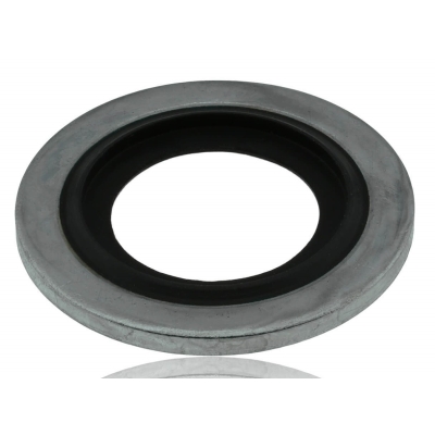 Arruela Metal borracha 14,7 x 22 x 1,5mm (Pacote com 10 unidades)