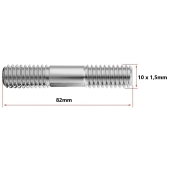 Prisioneiro da Turbina 10 x 1,5 x 82mm (Pacote com 2 unidades)