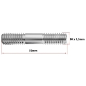 Prisioneiro da Turbina 10 x 1,5 x 55mm (Pacote com 10 unidades)