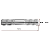 Prisioneiro da Turbina Volvo 10 x 1,5 x 58mm (Pacote com 10 unidades)